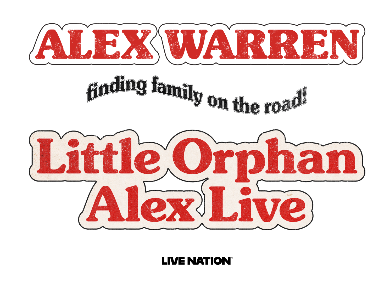 Alex Warren - Finding family on the road! Little Orphan Alex Live